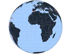 GeoCircle - earthquake-globe